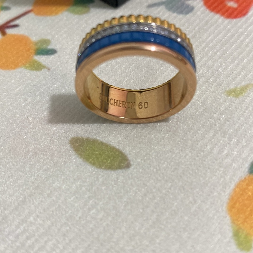 Boucheron Quatre Blue Edition Small Ring - Picture 3 of 5